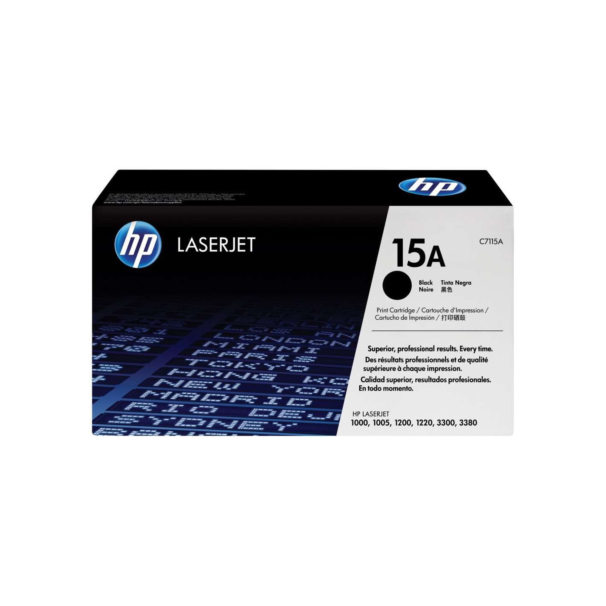Cartucho De Tóner Hp 15a C7115a Negro Para Impresora Laserjet