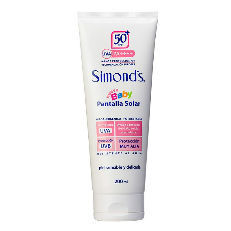 Simond S - Solar Spf 50+ Baby Pantalla Pomo.