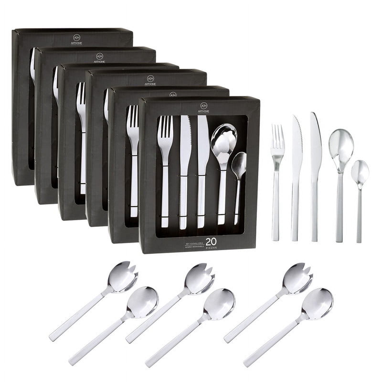 Arthome - Set Cuchilleria 126 Piezas Acero Inoxidable Cuc12