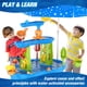 thumbnail image 2 of Mesa de arena y agua HYES para niños pequeños con sombrilla, 2 of 8