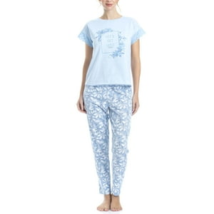 Lady Genny - Pijama Estampado De Algodón Y Viscosa Para Mujer