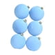 thumbnail image 3 of 6 Bolas Navideñas Flocadas De 6 Cm Para Decoración De Aniversario, Bolas Navideñas De Terciopelo De Color Azul, 3 of 3