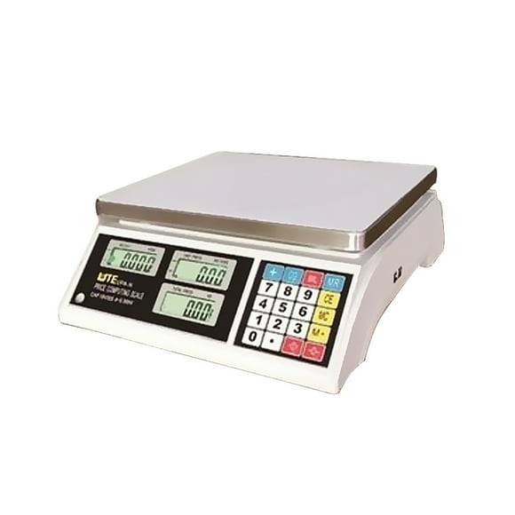 BALANZA PESO PRECIO IMPORTE SOBREMESA CAP 30Kg x 5Gr VISOR BAJO