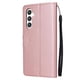 thumbnail image 2 of Funda Cartera para Samsung Galaxy S25 Plus con Tarjetero, Soporte y Cordón - Protección Oro rosa, 2 of 5