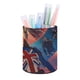 thumbnail image 1 of ¿Qué Pasaría Si...?-theme Cylinder Pen Holder Pencil Organizer with Flannel Lining PVC Leather Material Cardboard Base for study work 10*8CM, 1 of 6