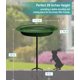 thumbnail image 2 of Bañera para Pájaros Garbuildman XL Autoportante Verde de Metal 71 cm, 2 of 8
