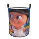 thumbnail image 1 of Agnes de Mi Villano Favorito Cesta de lavandería de gran capacidad redonda con asa, bolsa para ropa sucia plegable, almacenamiento para dormitorio, baño y lavadero 44x35 cm, 1 of 6