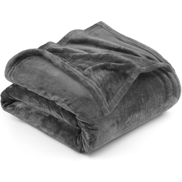 Blanket Utopia Bedding, forro polar, tamaño king, color gris, 300 g/m², microfibra