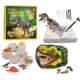 thumbnail image 1 of Kit de excavación de fósiles de dinosaurios para niños, 10 unidades, con huevos de dinosaurio, 1 of 6