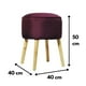 thumbnail image 3 of Pouf Francisca Morado 50x40x40 cm, 3 of 3