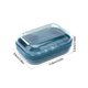 thumbnail image 2 of Xiao Hua Caja de Jabón para Baño, Caja de Jabón de Viaje de Plástico, Jabonera Portátil con Tapa, Caja de Jabón Transparente, Azul, 1 Pieza, 2 of 4