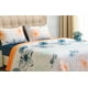 thumbnail image 3 of Sábanas de Polar Composé 2 Plazas /Flor Blanco Coral Azul – Doral, 3 of 3