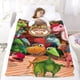 thumbnail image 5 of Dinosaur Train anti-pilling, suave, ligera, esponjosa y acogedora de lujo para hogar y cocina – Perfecta para niños y adultos,130X150cm, 5 of 6