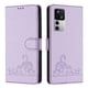 thumbnail image 1 of Funda tipo cartera FOXDOCK para Xiaomi 12T/12T PRO con soporte, ranuras, RFID, diseño de gato, 1 of 5