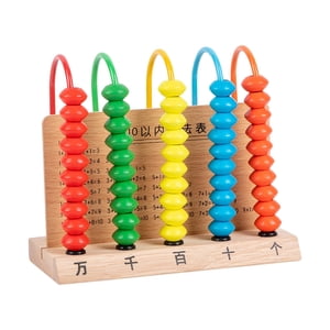 Bothyi - Ábaco De Madera Para Contar Matemáticas, Ábaco De Cuentas Para Niños En Edad Preescolar, Regalos De Cumpleaños