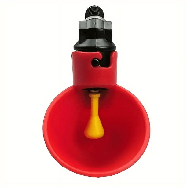 24pcs Automatic Chicken Waterer Large, Chicken Water Feeder Kit With Drill Bit, Poultry Waterer Cups For Chicks, Chickens, Ducks & Turkeys