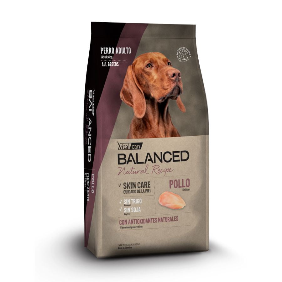 Alimento para perro Vitalcan Balanced 15kg+2Kg Pollo