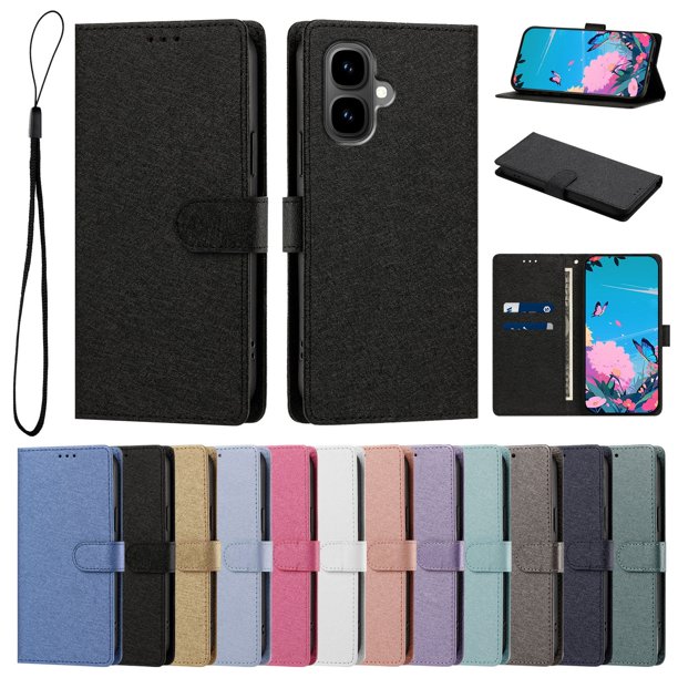 Cartera Funda para Infinix Smart 10 Carga Inalámbrica, Negro