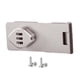 thumbnail image 2 of Cerradura De Puerta De Gabinete Con Tornillos, Cerradura De Cajón Para Puerta De Granero, Baño, Puertas Pequeñas, Plateado, 4,5 Pulgadas, 2 of 5