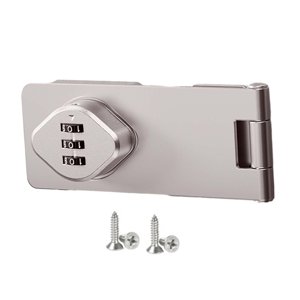Magideal - Cerradura Para Cajón De Gabinete, Cerradura Para Puerta De Gabinete, Cerradura De Combinación Mecánica, Puerta Para Mascotas Sin Llave, Puerta Pequeña Plata 45 Pulgadas