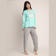 thumbnail image 1 of Pijama algodón con folia plateada 261502 - L, 1 of 3