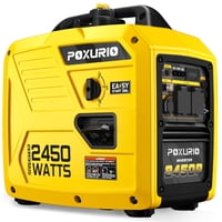 Generador Inversor Portátil Poxurio 2450W 6.1L 8.3H 120V
