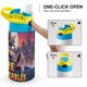 thumbnail image 4 of Botella de Agua Desmarcar Los Inseparables Azul 12 oz, 4 of 6