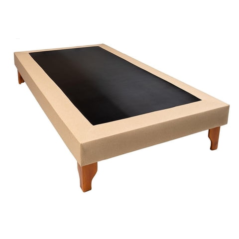 Diseños Valestrini - Base Plaza Y Media Lino Beige