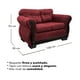 thumbnail image 3 of Sofá Con Resorte Estructural 2 Personas Taurus Chenille Rojo, 3 of 3