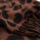 thumbnail image 2 of Bufanda Tipo Cashmere Estampado animal print leopardo Mujer con Flecos Invierno cafe Talla Única, 2 of 3