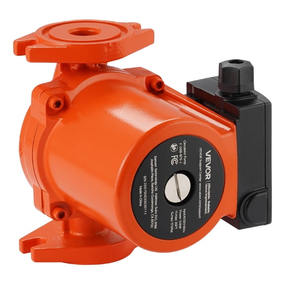 Bomba circuladora VEVOR F-009-BF5-J de hierro fundido 17L/min 120V