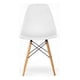 thumbnail image 1 of Silla DSW de Comedor Escandinava Color Blanco con Patas de Madera 46x53 cm, 1 of 7