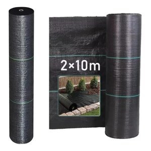 Genérica - 10M De Largo X 2M De Ancho Malla Antihierbas, Tela Geotextil Control De Maleza
