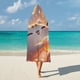 thumbnail image 5 of Gato Pusheen Manta Capa con Capucha Anti-Bolitas, Manta de Lana Ártica Suave, Manta Portátil de Felpa Ligera y Lujosa, Poncho para Siesta en Casa y Oficina, 100*130cm, 5 of 6