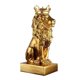 thumbnail image 4 of Estatua De León, Adorno De Animal Salvaje, Escultura De Resina Para El Hogar, Figurita Decorativa Dorada, 4 of 5