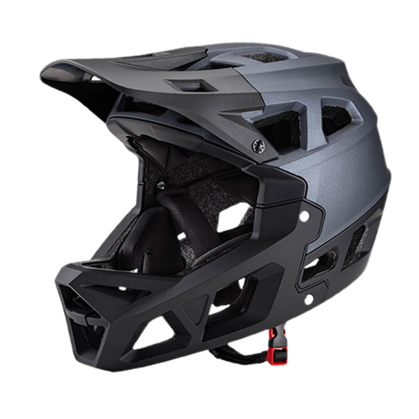 Magideal - Casco De Bicicleta De Cara Completa, Casco De Bicicleta De Montaña Todoterreno, Cómodo Casco De Ciclismo Para Patinaje, Snowboard, Ciclismo Deportivo M 55cm A 58cm