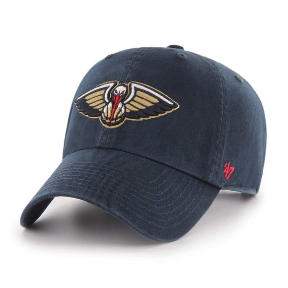 Gorra NBA New Orleans Pelicans Clean Up del 47, ajustable, azul marino