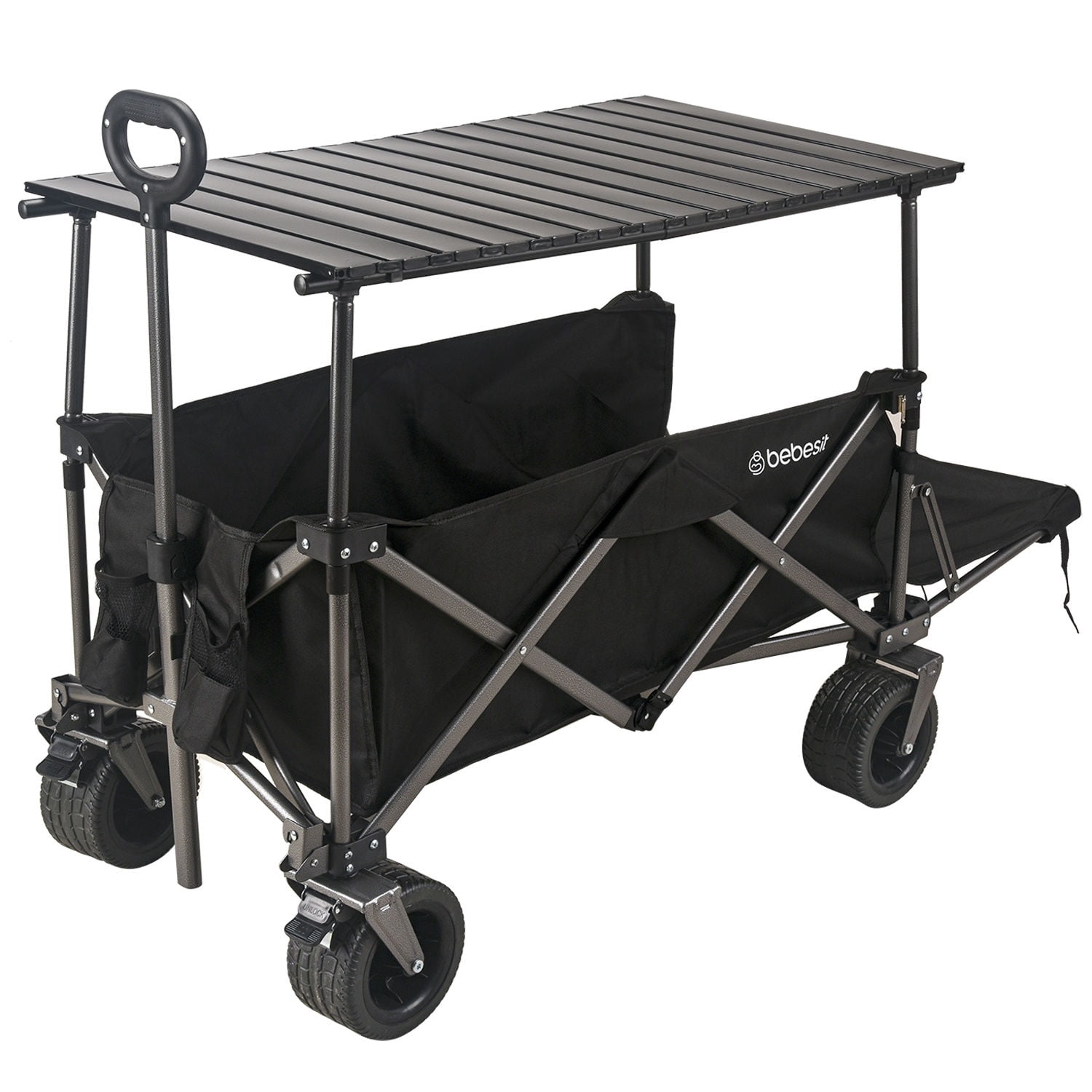 Carro De Arrastre 3 En 1 Outdoor Negro