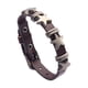 thumbnail image 3 of Estrella PU Pulsera de cuero Goth Ajustable Punk Aleación Regalo Unisex Hip Hop Joyería de moda Brazalete Brazalete Pulsera para Mujeres Hombres Marrón, 3 of 5