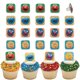 thumbnail image 1 of DecoPac Sesame Street – Pack de 24 Anillos Decorativos para Cupcakes con Elmo, Big Bird, Cookie Monster y Grover, 1 of 9