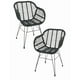 thumbnail image 1 of Pack 2 Sitiales Butaca Rattan Santorini Para Living O Terraza Negro, 1 of 3