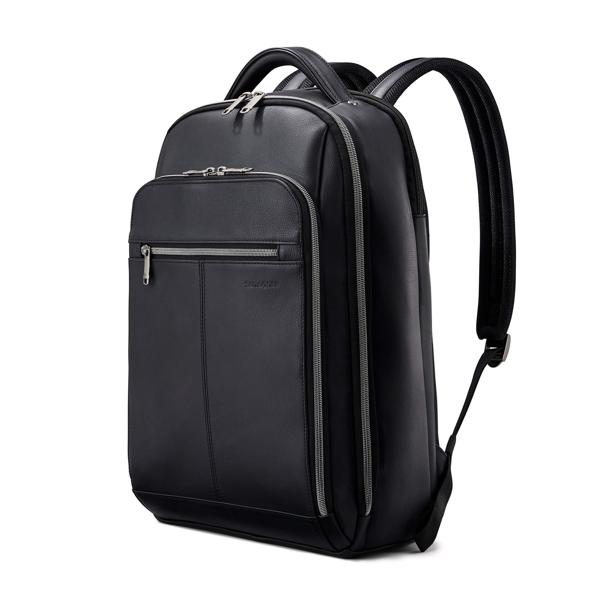 Mochila Samsonite Classic De Piel Negra Para Portátil De 15,6 Pulgadas