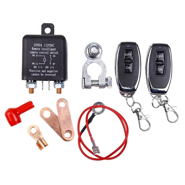 Kit de interruptor de desconexión de batería de control remoto, 12 V 250 a, accesorios de repuesto para automoción, versátil, de fácil instalación.