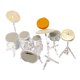thumbnail image 4 of Pintado A Mano 1:64 Rock Music People Figura Dioramas Fairy Garden Movie Props Black Drum Set, 4 of 5