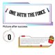 thumbnail image 3 of Guirnalda BOMXOI "One With The Force" para Cumpleaños, 3 of 7