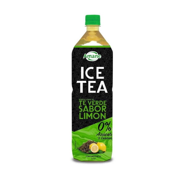Té Helado Verde Sabor Limón Botella, 1,5 L