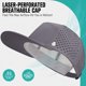 thumbnail image 2 of GORRA AOPREL de Ala Plana Ajustable Resistente al Agua Gris Oscuro, 2 of 7