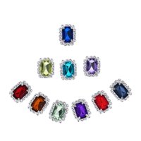 Bothyi - 10 Botones De Diamantes De Imitación Decorativos Para Mujeres Y Niñas Para Hacer Broches De Regalo.