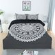 thumbnail image 2 of REGALWOVEN Juego de Cama de 3 Piezas con 2 Fundas de Almohada, Negro King, 2 of 6
