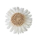 thumbnail image 3 of Conjunto de mesa con soporte para servilletas de diseño floral blanco, 3 of 5